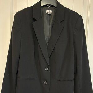 Worthington Women's Black Blazer Size 12 -EUC